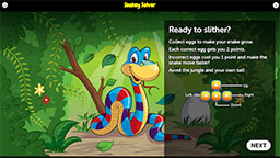 Primary school version of Snakey Solver