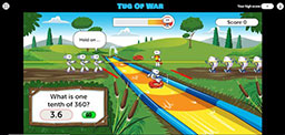 Primary school version of Tug of War