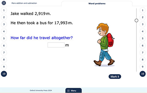 Primary MyMaths Short Division lesson