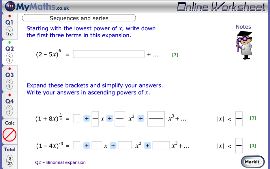 Updated A level worksheets