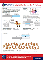 Primary MyMaths Christmas Bar Modelling Worksheet