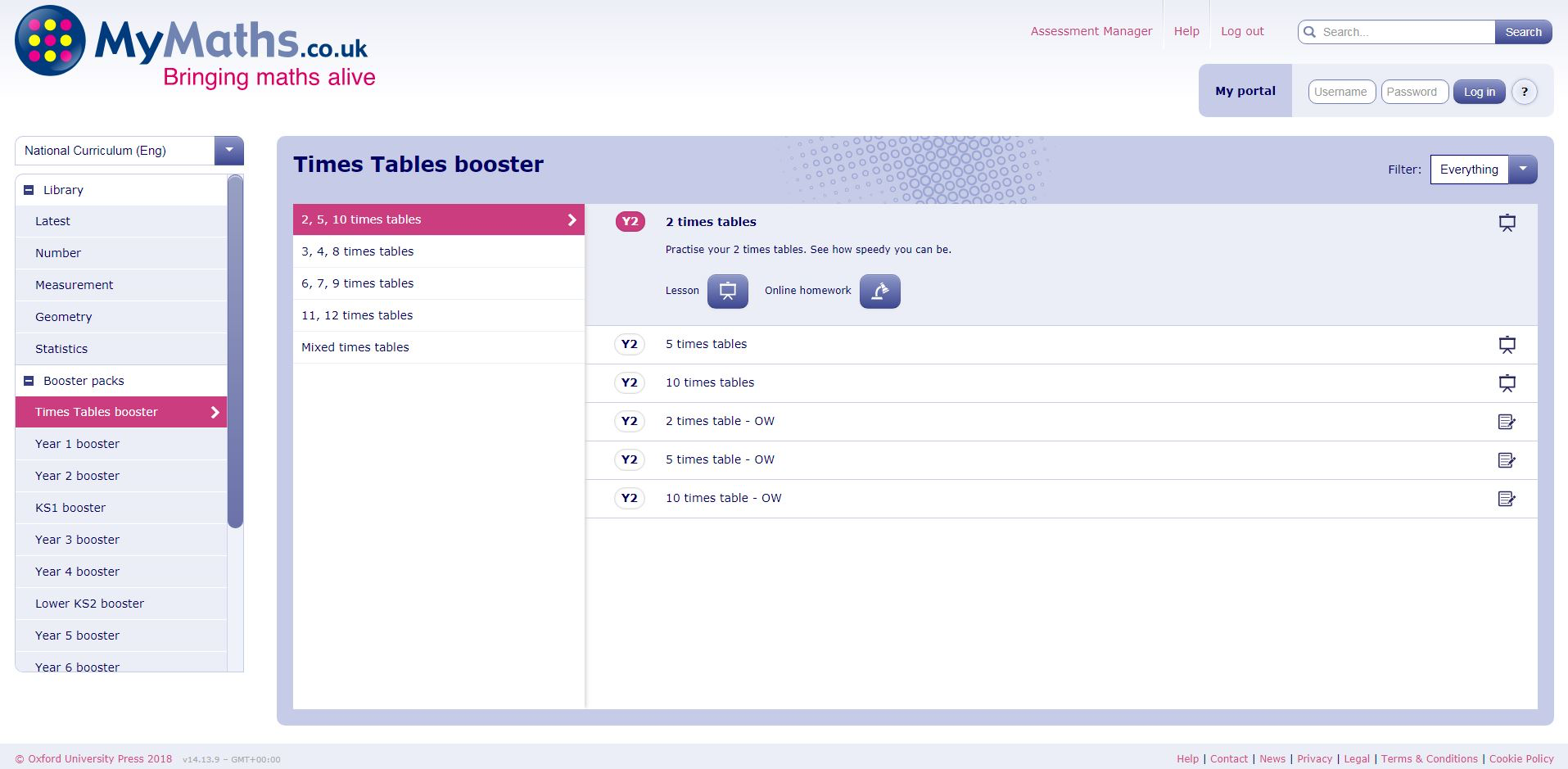 Times Table Booster