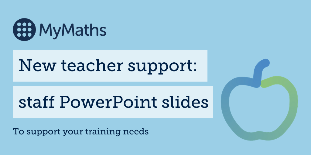 New teacher support: staff PowerPoint slides