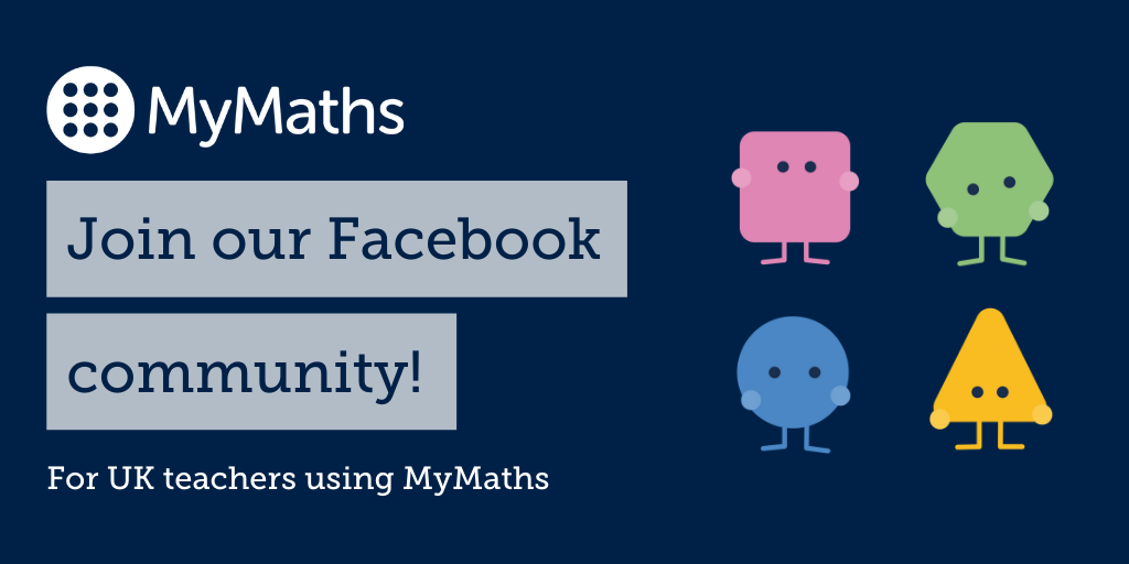 New Facebook group for MyMaths teachers