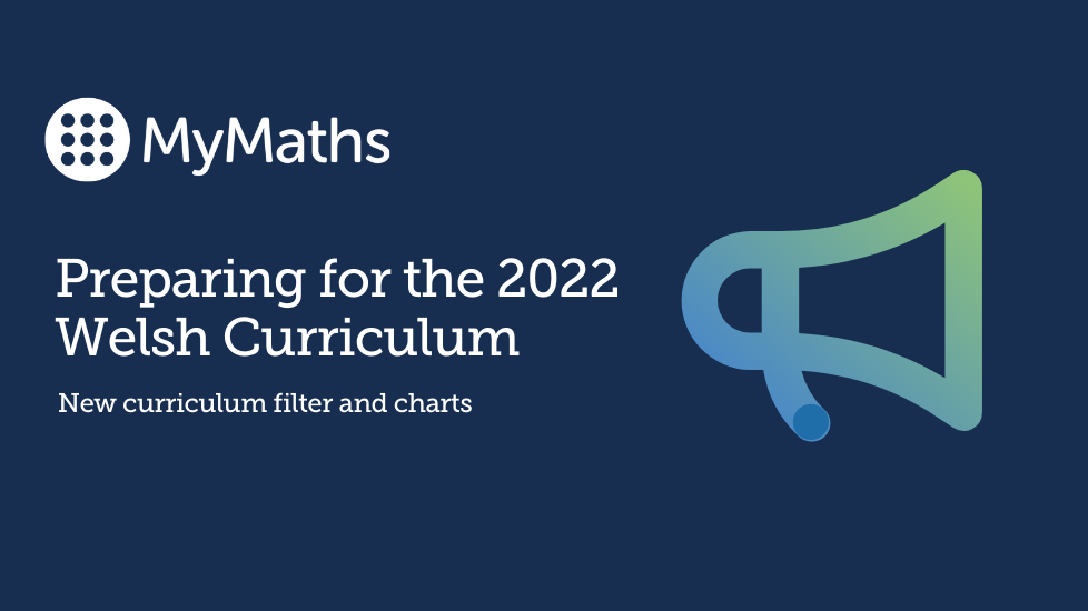 Using MyMaths to teach the new Curriculum for Wales in Years 1 to 6 from September 2022